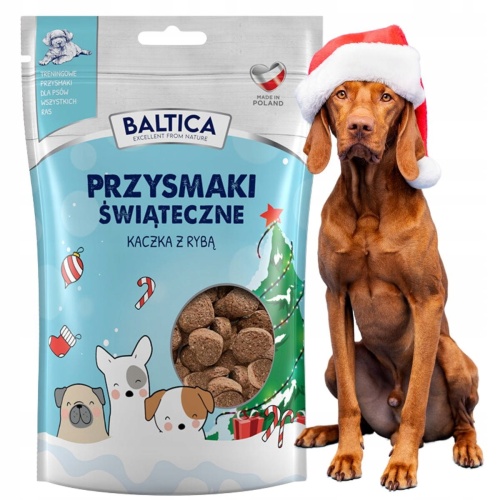 PRZYSMAKI świąteczne dla psa smaczki treningowe KACZKA z RYBĄ na święta